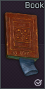 Battered antique book